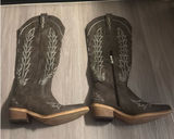 Cowgirl boots Gray Size 7.5 Photo 0