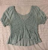 Victoria + Sophia Light Blue Top Photo 0