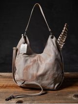 Free People We The Free Sabine Slouchy Bag in Fog Gray Photo 0