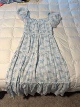 Altar'd State Blue Floral Dress Photo 0