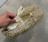 A New Day Gold Sequin Mesh Ballet Flats Womens Size 6 Memory Foam New with Tags Photo 0