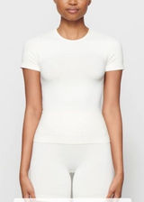 Skims Soft Smoothing Seamless T shirt Marble Top size‎ XS NWT Photo 0
