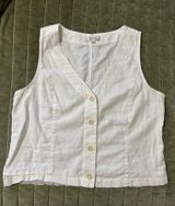 Madewell Linen Vest Photo 0