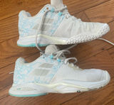 Women's Babolat Propulse Blast AC Blue White Tennis Shoes Size 6 31S20447‎ Photo 0