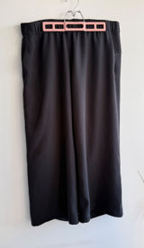 Lululemon On the Fly Wide-Leg 7/8‎ Pant Black High Rise Cropped Trouser 12 flaw Photo 0
