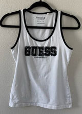 GUESS Women Logo Tank In White‎ Photo 0