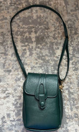 Women’s dark green shoulder crossbody bag Photo 0