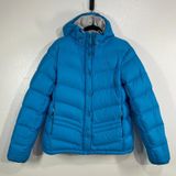 The North Face 700 Down Puffer Jacket‎ Womens [Size] Blue Quilted Hooded Fall Photo 0