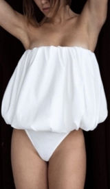 Zara Voluminous Off the Shoulder Bodysuit Photo 0