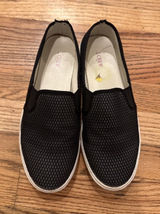 J.Crew‎ Perforated Slip On Sneakers Loafer Shoe Slides Casual Black Size 9 M Photo 0