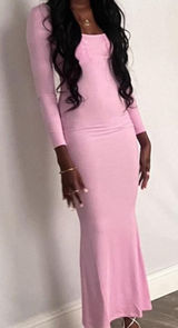 SKIMS Petite Soft Lounge Long Sleeve Maxi Dress Photo 0