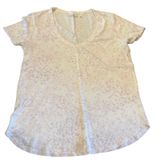 Abercrombie & Fitch Soft AF Tee Pink Leopard Print Scoop Neck T-Shirt Womens M Photo 0