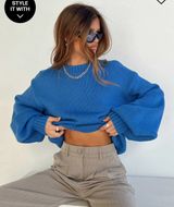 Blue Sweater Photo 0