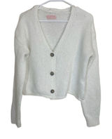 Urban Outfitters Kai White cropped cardigan boxy cardigan size Small petite‎ Photo 0