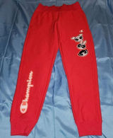 Vintage Champion Womens Reverse Weave Powderpuff Girls Joggers Pants Small Photo 0