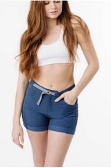 ZYIA Active Not Just A Trail Hiking Shorts Blue Womens Large 6 Pockets Cuffed L⁠ Photo 0