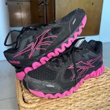 Reebok ZigLite Womens Black And Pink‎ Athletic Running Shoes Sz 9.5 us Photo 0