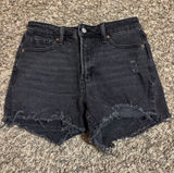 Black denim shorts Size 6 Photo 0