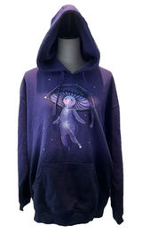 Fairydropart Mushroom Constellation Ombré Purple Hoodie S Whimsy Fairy Hippie Photo 0