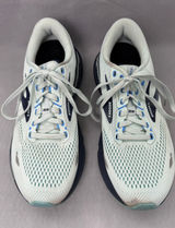 Brooks Adrenaline GTS 23 Womens 9.5 Wide D Running Shoes Mint Navy 1203811D471 Photo 0