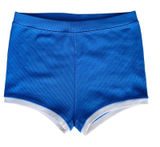 114 | OFFLINE‎ by Aerie Ribbed Super Shortie Shorts Women XL Blue Excellent Photo 0