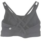 Lululemon Energy Bra Sports Bra Black 6 Strappy Back Activewear Yoga Gym Workout Photo 0