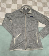 Patagonia Womens Better Sweater Full Zip Fleece Jacket Gray XS 25543 Photo 0