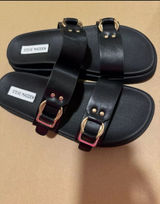 Steve Madden gold buckle sandals Photo 0