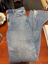 Abercrombie and fitch skinny high rise slit jeans size 8 long // 091847 Photo 0