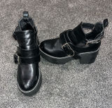 Chunky Heels Black Size 7 Photo 0