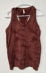 ATHLETA Camo Racerback Tank Top Size Medium Photo 0