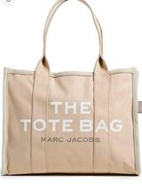 Marc Jacobs The Tote Bag Color-block Large Tote Bag - Beige Multi Photo 0