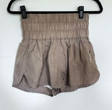 Free People Movement The Way Home Elastic Waist High Rise Athletic Shorts Small Photo 0