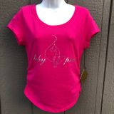 New Y2K Baby Phat Hot Pink Sz Small Ruched bedazzled Rhinestones Hip Hop Grunge Photo 0