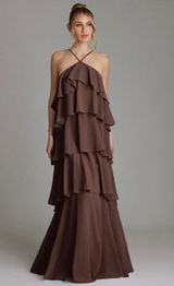 Azazie Bridesmaid Dress ganache Photo 0