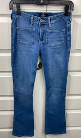 Hollister Low-Rise Bootcut Jeans Womens 0R 24x32 Medium Wash Soft Stretch Denim Photo 0