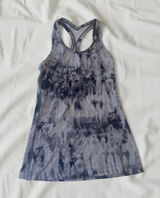 Lululemon Gray Tie Dye Racerback Tank Size 2 Photo 0