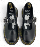 Dr. Martens x Heaven Marc Jacobs Addina Double Stitch Mary Janes Black Leather 8 Photo 0