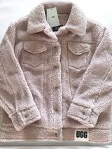UGG Women Sherpa Jean Jacket in Pale Pink Photo 0