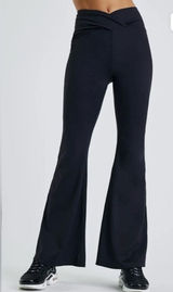 Year Of Ours Veronica‎ Flare Leggings Black Yoga Pants Size M Photo 0