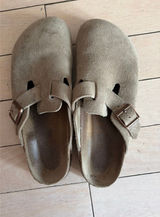 Birkenstock Clogs Suede Boston Photo 0