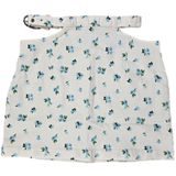 WeWoreWhat Cut Out Skirt Watercolor Ditsy Ivory Multi‎ Floral Mini WWDB94 Size S Photo 0