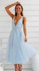 Hello Molly SUMMER CINDERELLA MIDI DRESS BLUE Photo 0