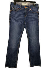 Ariat R.E.A.L Octavia Straight Jeans Women's Size 29S Short Blue Denim Western Photo 0