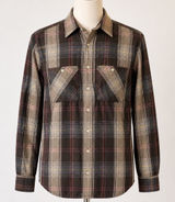 Ralph‎ Lauren Plaid Western Cowgirl Rodeo Shirt Brown Pink XS Roll Tab Sleeve Photo 0