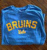 UCLA Long Sleeve Champion Bruins Oversized Ringer T-Shirt Photo 0