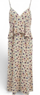 Future Collective Dress Womens 16 Jenny K Lopez Floral Ruffle Cream EUC Photo 0