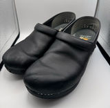 Dansko XP 2.0 Black Leather Clog Slip On‎ Comfort Work Nurse Slip Resistant 40 Photo 0