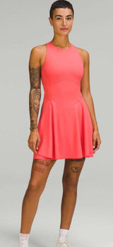 lululemon athletica court crush Pale‎ Raspberry Tennis Dress 2 Photo 0