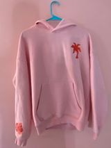 Pink Palm Puff Hoodie pink Photo 0